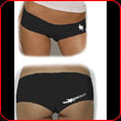 BLACKOUT Black Boy's Shorts (Cheeky Shorts) W/ free CD